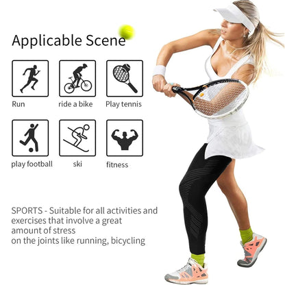 PowerRun Full Leg Copper Compression Sleeves